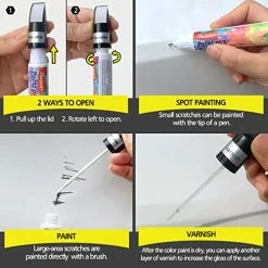 Promo ???? Touch Up Paint For Cars 17 Colors Car Paint Scratch Repair Kit For Various Automotive Touchup Paint (Pearl White) ???? 21 Promo ???? Touch Up Paint For Cars 17 Colors Car Paint Scratch Repair Kit For Various Automotive Touchup Paint (Pearl White) ???? -Wagner Shop 51cicAUH9FL