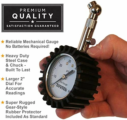Flash Sale ???? Tire Pressure Gauge 0-60 PSI - Tire Gauge For Car, SUV, Truck & Motorcycle - Heavy Duty Air Pressure Gauge ANSI Certified White ???? 5 Flash Sale ???? Tire Pressure Gauge 0-60 PSI - Tire Gauge For Car, SUV, Truck & Motorcycle - Heavy Duty Air Pressure Gauge ANSI Certified White ???? - Image 3