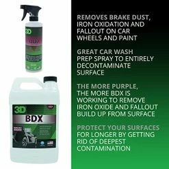 Best Sale ???? 3D BDX Iron Remover - Removes Brake Dust, Iron Oxidation & Fallout On Car Wheels & Paint 16oz ???? -Wagner Shop 51eyYC8afJL