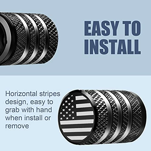 Wholesale ???? Tire Valve Stem Cap Cover - (5 Pack) Tire Air Cap Metal With Plastic Liner Corrosion Resistant Leak-Proof American Flag For Car Truck Motorcycle Bike Red ✨ 5 Wholesale ???? Tire Valve Stem Cap Cover - (5 Pack) Tire Air Cap Metal With Plastic Liner Corrosion Resistant Leak-Proof American Flag For Car Truck Motorcycle Bike Red ✨ - Image 3