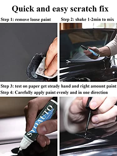 Discount ???? Black Touch Up Paint For Cars Auto Paint Scratch Repair Automotive Touchup Paint Pen Two-In-One Car Touch Up Paint 0.4 Oz ⭐ 6 Discount ???? Black Touch Up Paint For Cars Auto Paint Scratch Repair Automotive Touchup Paint Pen Two-In-One Car Touch Up Paint 0.4 Oz ⭐ - Image 4