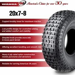 Budget ✔️ Set 2 WANDA ATV Tires 20x7-8 20x7x8 4PR ???? 10 Budget ✔️ Set 2 WANDA ATV Tires 20x7-8 20x7x8 4PR ???? -Wagner Shop 51grguh8qhL