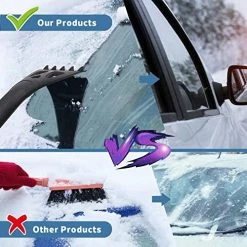 Outlet ???? Auronp Ice Scrapers For Car Windshield, Magical Car Ice Scraper,Snow Scraper For Car,Windshield Scraper For Ice And Snow,2 In 1 Multifunctional Magic Snow Car Scraper ???? -Wagner Shop 51i6i1W85rL