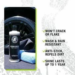 Best Pirce ???? ExoForma PermaShine Tire ???? Coating & ???? Dressing - Extreme High Shine & Durability - Long-Lasting Acrylic Anti-Stick No-Sling Protection - Won’t Wash Off - Dries Fast To The Touch - 8 Fl Oz ❤️ -Wagner Shop 51iRx1Ecn4L