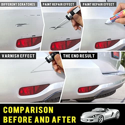 Promo ???? Touch Up Paint For Cars 17 Colors Car Paint Scratch Repair Kit For Various Automotive Touchup Paint (Pearl White) ???? 5 Promo ???? Touch Up Paint For Cars 17 Colors Car Paint Scratch Repair Kit For Various Automotive Touchup Paint (Pearl White) ???? - Image 3