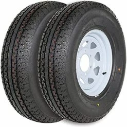 Outlet ???? 2 Pack Trailer Tire,ST205/75R15 205 75R15 Tire With Rim, 8-Ply Load Range D ???? -Wagner Shop 51jyNgEFWFL. AC