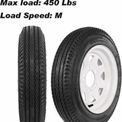 Brand new ✔️ 4.8-12 4.8x12 480-12 4.80-12 Trailer Tires With 12'' Rims, 5 Lug On 4.5'', Load Range C, 6PR, Set Of 2 ???? 15 Brand new ✔️ 4.8-12 4.8x12 480-12 4.80-12 Trailer Tires With 12'' Rims, 5 Lug On 4.5'', Load Range C, 6PR, Set Of 2 ???? -Wagner Shop 51k5LHtxfQL