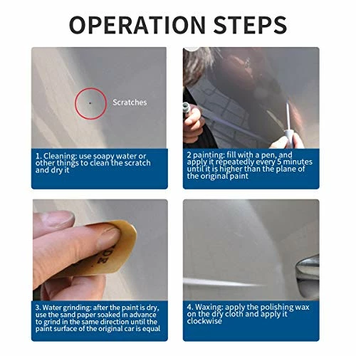Promo ???? Touch Up Paint For Cars Paint Scratch Repair, Waterproof Auto Scratch Remover Pen (White Pearl) ❤️ 6 Promo ???? Touch Up Paint For Cars Paint Scratch Repair, Waterproof Auto Scratch Remover Pen (White Pearl) ❤️ - Image 4