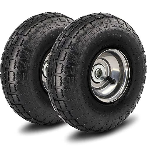 Wholesale ???? 2 Pack 10-Inch Tires And Wheels 4.10/3.50-4 Replacement Utility Tires For Dolly, Hand Truck, Gorilla Cart, Generator, Lawn Mower, Garden Wagon With 5/8-Inch Axle Borehole And Double Sealed Bearings 10 Inch ???? 3 Wholesale ???? 2 Pack 10-Inch Tires And Wheels 4.10/3.50-4 Replacement Utility Tires For Dolly, Hand Truck, Gorilla Cart, Generator, Lawn Mower, Garden Wagon With 5/8-Inch Axle Borehole And Double Sealed Bearings 10 Inch ????