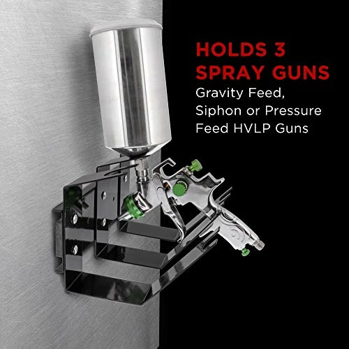 Budget ???? Magnetic Paint Spray Gun Holder Stand, Holds 3 Gravity Feed, Siphon Or Pressure Feed HVLP Guns - Attach To Spray Booth Wall, Paint Mix Room, Workstation Cabinet, Body Shop Or Garage W ???? 6 Budget ???? Magnetic Paint Spray Gun Holder Stand, Holds 3 Gravity Feed, Siphon Or Pressure Feed HVLP Guns - Attach To Spray Booth Wall, Paint Mix Room, Workstation Cabinet, Body Shop Or Garage W ???? - Image 4