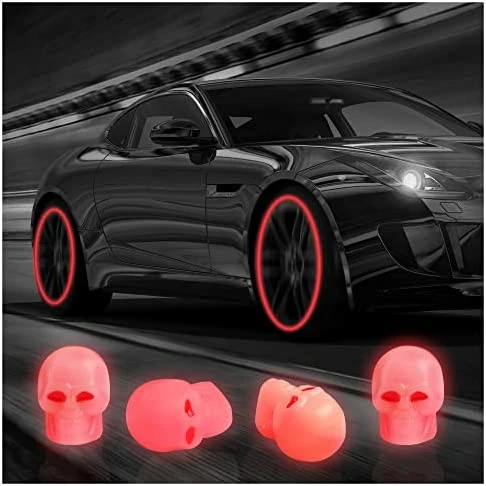 Brand new ???? 4Pcs Luminous Skull Tire Air Valves Stem Caps,Fluorescent Tire Valve Caps,Universal Tire Valve Stem Covers Accessories For Car Truck Motorcycles Bike (Skull Red)… ⌛ 17 Brand new ???? 4Pcs Luminous Skull Tire Air Valves Stem Caps,Fluorescent Tire Valve Caps,Universal Tire Valve Stem Covers Accessories For Car Truck Motorcycles Bike (Skull Red)… ⌛ - Image 15