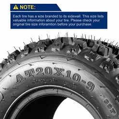 Hot Sale ???? 20x10x9 ATV Tires 20x10-9 Rear Tires 20-10-9 20x10 9 All Terrain UTV Tires 20 10 9 Mud Sand Snow Tires?6PLY Tubeless Tire, Set Of 2 ???? -Wagner Shop 51sMeMGDH6L