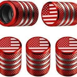 Wholesale ???? Tire Valve Stem Cap Cover - (5 Pack) Tire Air Cap Metal With Plastic Liner Corrosion Resistant Leak-Proof American Flag For Car Truck Motorcycle Bike Red ✨ 27 Wholesale ???? Tire Valve Stem Cap Cover - (5 Pack) Tire Air Cap Metal With Plastic Liner Corrosion Resistant Leak-Proof American Flag For Car Truck Motorcycle Bike Red ✨ -Wagner Shop 51u5pbNbAiL. AC