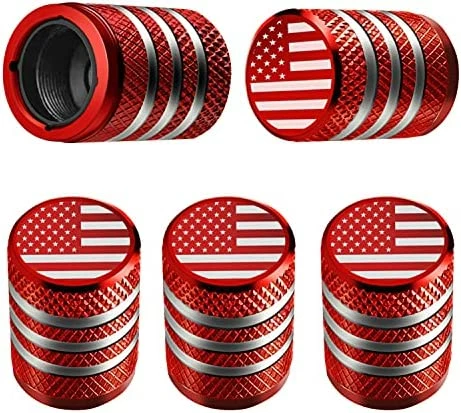 Wholesale ???? Tire Valve Stem Cap Cover - (5 Pack) Tire Air Cap Metal With Plastic Liner Corrosion Resistant Leak-Proof American Flag For Car Truck Motorcycle Bike Red ✨ 13 Wholesale ???? Tire Valve Stem Cap Cover - (5 Pack) Tire Air Cap Metal With Plastic Liner Corrosion Resistant Leak-Proof American Flag For Car Truck Motorcycle Bike Red ✨ - Image 11