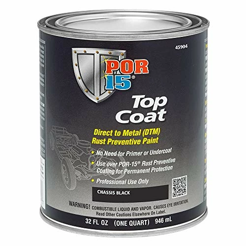 Coupon ???? Chassis Black Top ???? Coat Paint -1 Qt - Direct To Metal Paint | Sheds Moisture & UV Light | Long-term Sheen & Color Retention ???? 3 Coupon ???? Chassis Black Top ???? Coat Paint -1 Qt - Direct To Metal Paint | Sheds Moisture & UV Light | Long-term Sheen & Color Retention ????