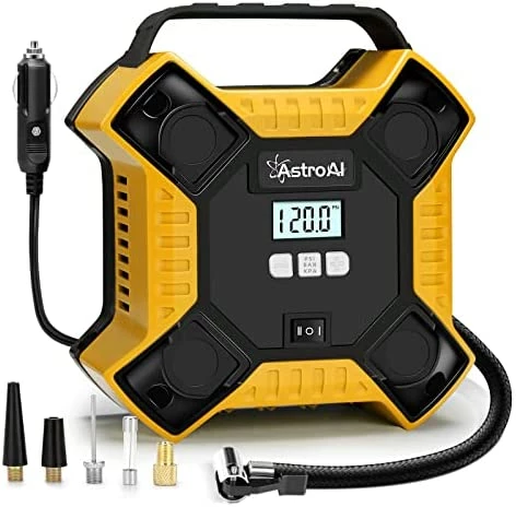 Cheap ???? Tire Inflator Air Compressor Portable Air Pump For Car Tires, 12V DC Integrated Metal Structure Tire Pump 160PSI With LED Light For Cars, Bicycles, Motorcycles, And Other Inflatables Blue ???? 10 Cheap ???? Tire Inflator Air Compressor Portable Air Pump For Car Tires, 12V DC Integrated Metal Structure Tire Pump 160PSI With LED Light For Cars, Bicycles, Motorcycles, And Other Inflatables Blue ???? - Image 8