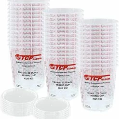 Top 10 ???? Custom Shop Pack Of 12 Each 32 Ounce Paint Mix Cups With Calibrated Mixing Ratios On Side Epoxy Resinof Cup Cups - Pack Of 12 ???? -Wagner Shop 51yntZaRPOL. AC